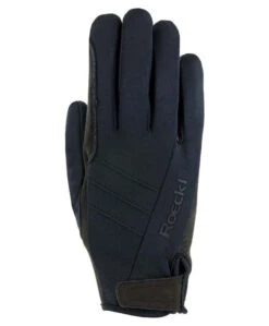 Roeckl Winter Riding Gloves Wisbech Black Black