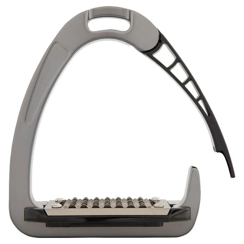 Acavallo Arena Alupro Safety Stirrup Titanium/black 3 Acavallo Arena Alupro Safety Stirrup Titanium/black - Image 3