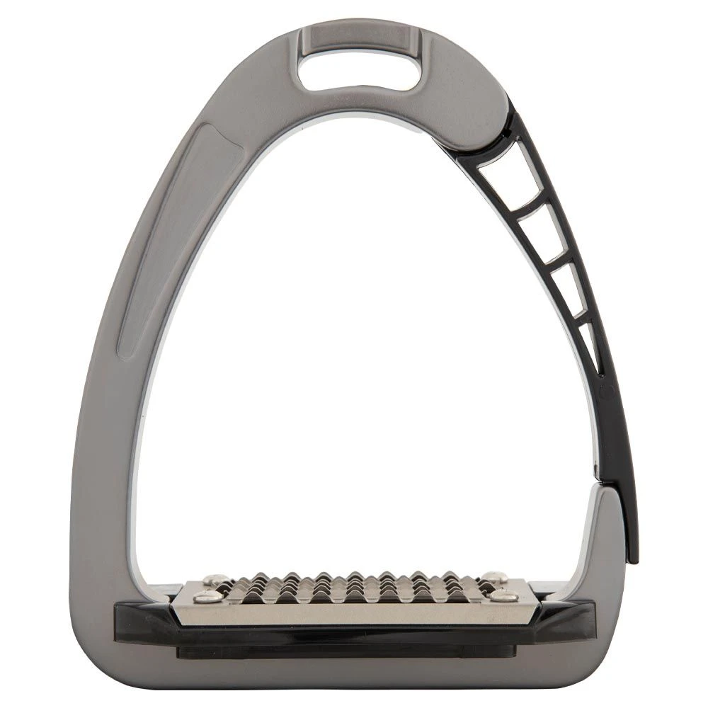 Acavallo Arena Alupro Safety Stirrup Titanium/black 2 Acavallo Arena Alupro Safety Stirrup Titanium/black - Image 2