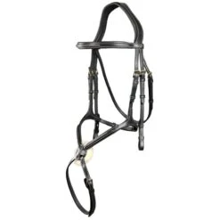 Dyon D Collection Figure 8 Noseband Bridle Black