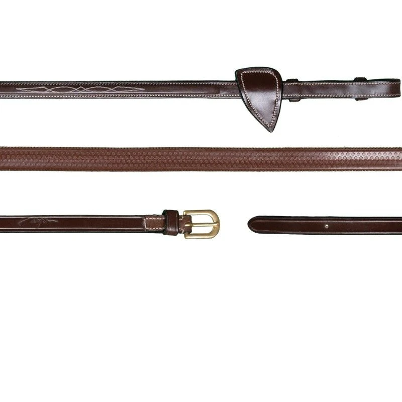 Dyon D Collection Rubber Reins 13mm Brown 1 Dyon D Collection Rubber Reins 13mm Brown