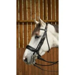 Dyon Working Collection Double Bridle Matt Black
