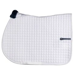 Dyon Show Jumping Saddle Pad White