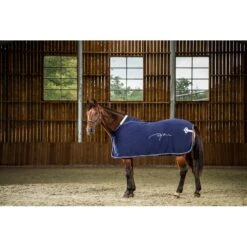 Dyon Fleece Rug Hip Ornament Navy