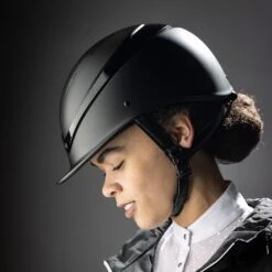 Charles Owen Riding Helmet Luna Gloss Black -Equestrian Supplies Store 11682