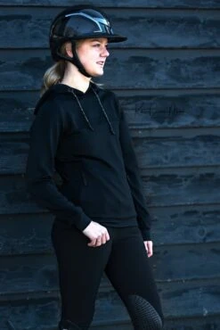 Samshield Miss XJ Riding Helmet Black -Equestrian Supplies Store 12193