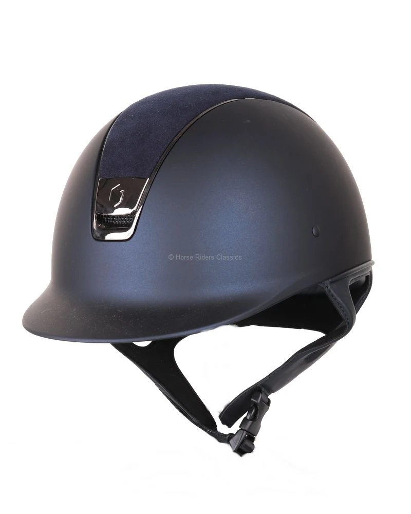 Samshield Shadowmatt Alcantara Top Riding Helmet Navy 1 Samshield Shadowmatt Alcantara Top Riding Helmet Navy