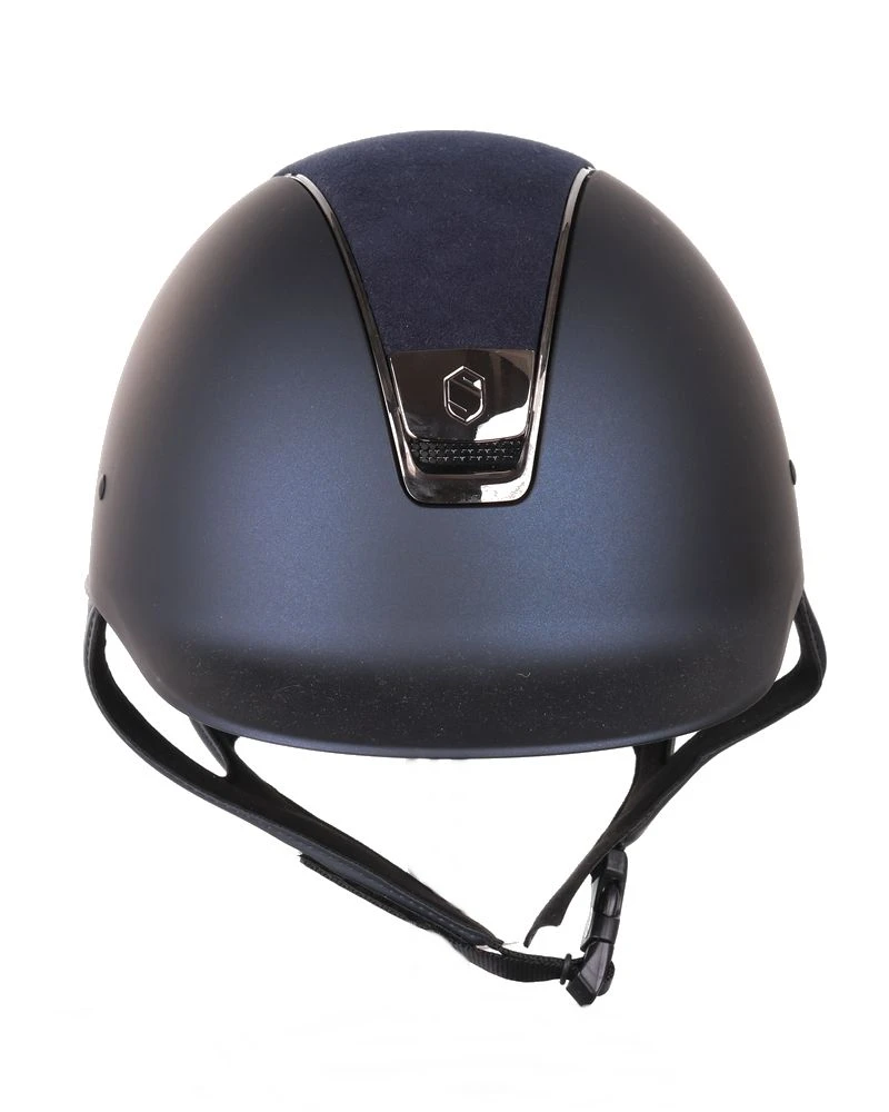 Samshield Shadowmatt Alcantara Top Riding Helmet Navy 2 Samshield Shadowmatt Alcantara Top Riding Helmet Navy - Image 2