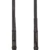 Equiline Rubber Reins Leather Stoppers Black