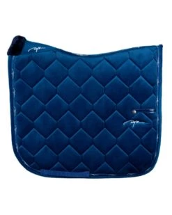 Dyon Corduroy Dressage Saddle Pad Navy