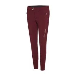 Samshield Riding Breeches Full Grip Ladies Burgundy TT
