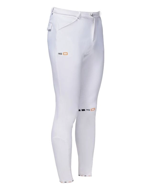 RG Riding Breeches Knee Grip Men White 1 RG Riding Breeches Knee Grip Men White