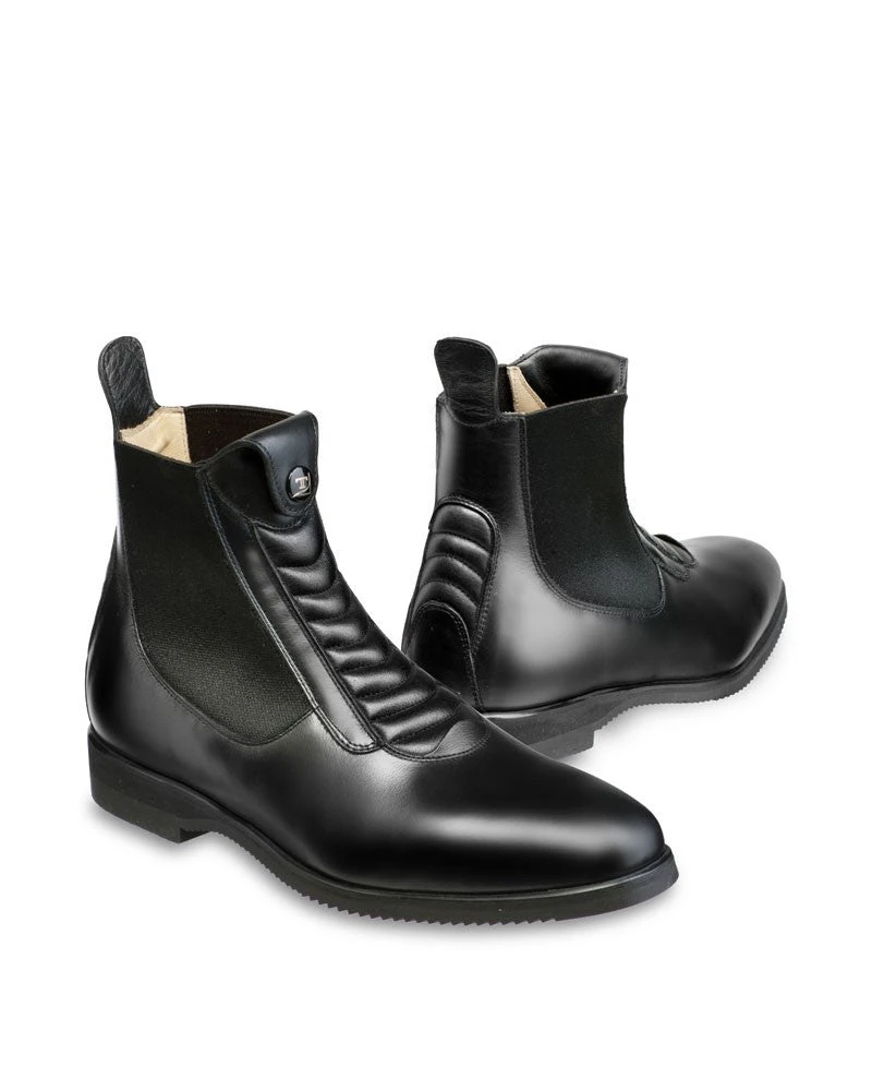 Tucci Jodhpur Riding Shoes Calf Leather Harl Black 1 Tucci Jodhpur Riding Shoes Calf Leather Harl Black