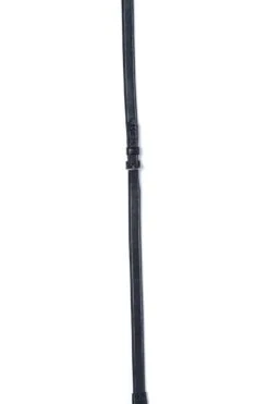 TRUST Fontainebleau Rubber Reins (16mm) Silver Buckles Black -Equestrian Supplies Store 2022 Trustdeel2 33