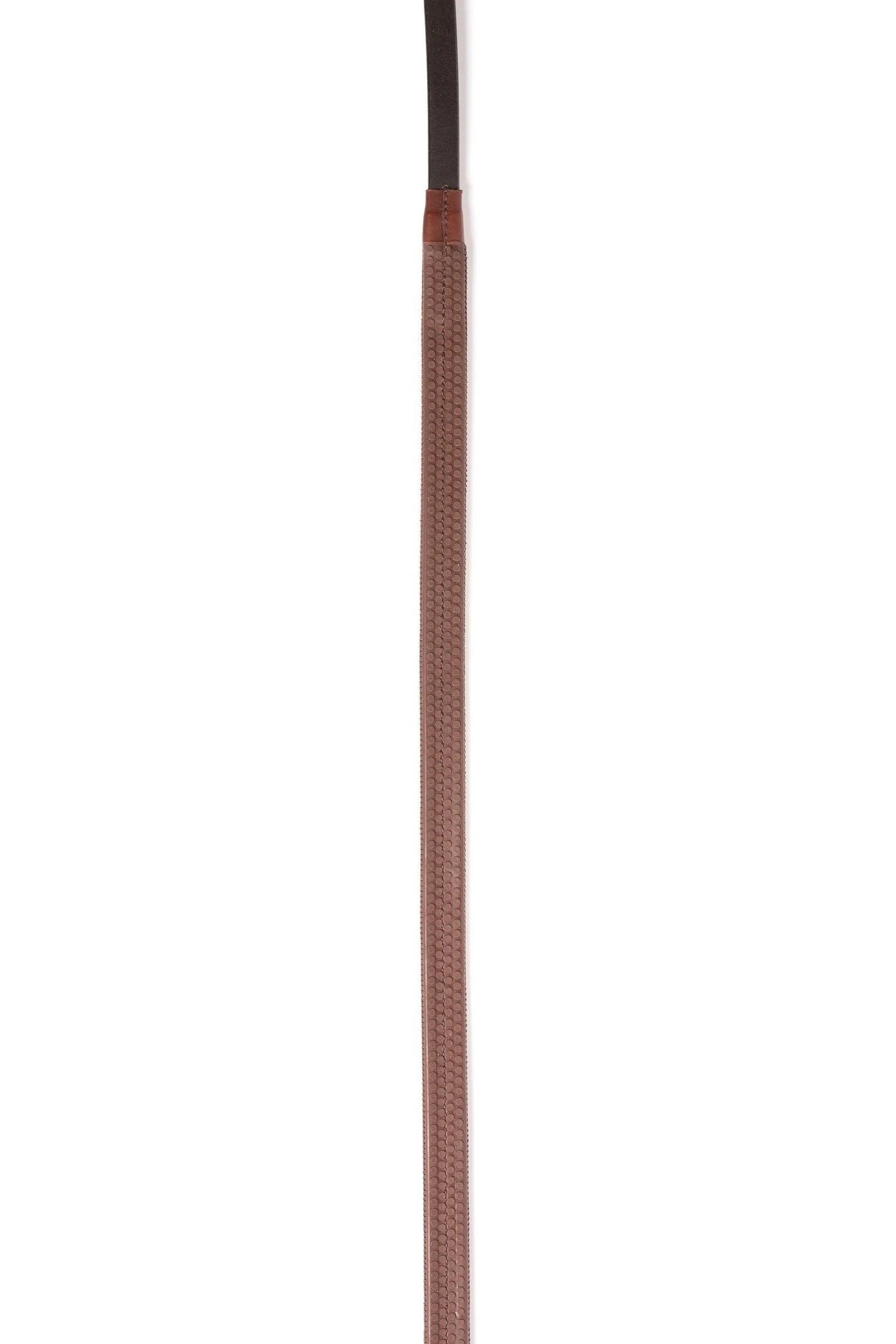 TRUST Fontainebleau Rubber Reins (16mm) Silver Buckles Brown 2 TRUST Fontainebleau Rubber Reins (16mm) Silver Buckles Brown - Image 2