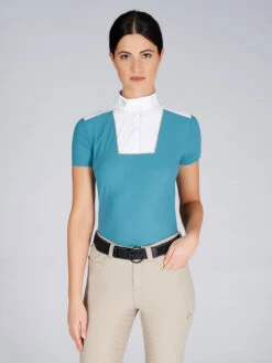 Vestrum Competition Shirt Short Sleeves Ladies Camaiore Dusty Blue
