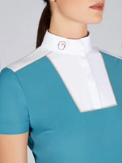 Vestrum Competition Shirt Short Sleeves Ladies Camaiore Dusty Blue 7 Vestrum Competition Shirt Short Sleeves Ladies Camaiore Dusty Blue -Equestrian Supplies Store 31W4598 60002 00073 5
