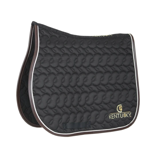 Kentucky Horsewear Saddle Pad Jumping Logo Black 1 Kentucky Horsewear Saddle Pad Jumping Logo Black