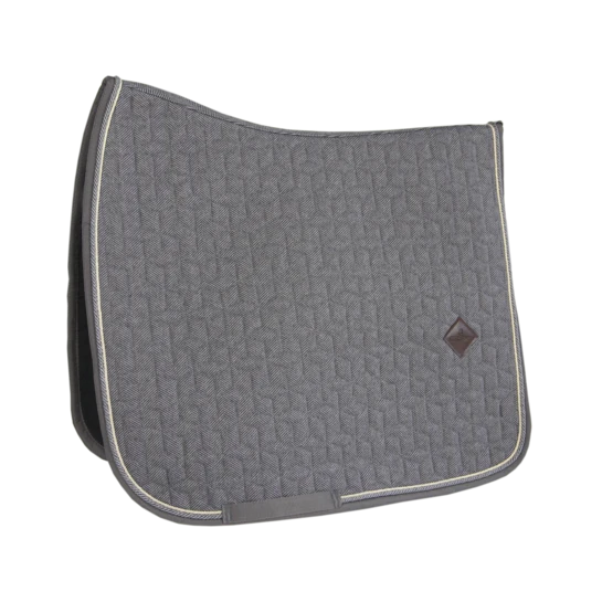 Kentucky Horsewear Saddlepad Wool Dressage Grey 1 Kentucky Horsewear Saddlepad Wool Dressage Grey