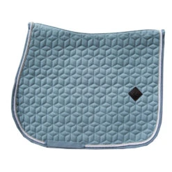 Kentucky Horsewear Saddlepad Wool Jumping Lightblue