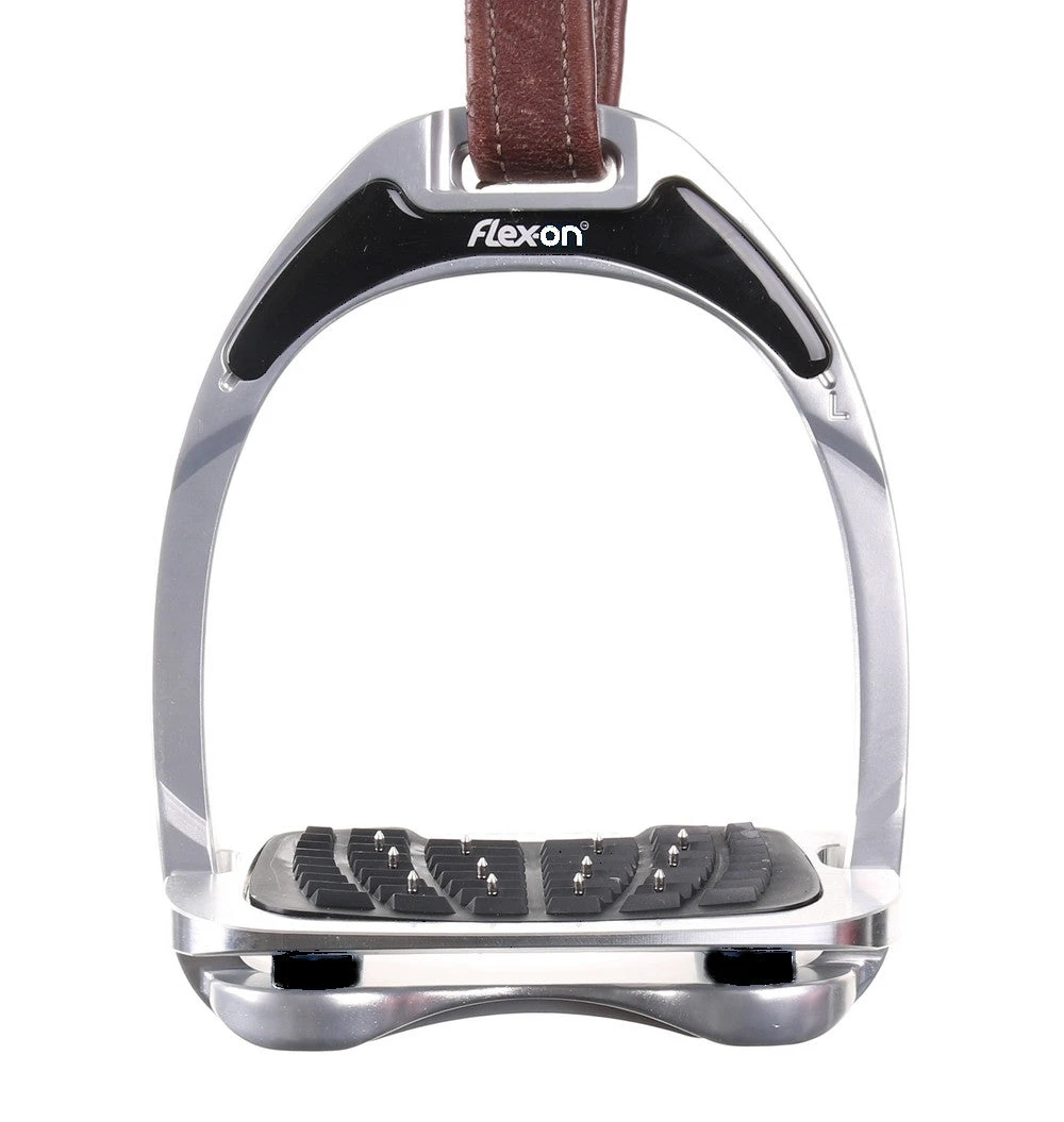 Flex-On Aluminium Stirrups Ultra Grip Black Bumper 1 Flex-On Aluminium Stirrups Ultra Grip Black Bumper