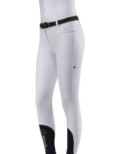 Eqode Breeches Ladies Knee-grip Delma White