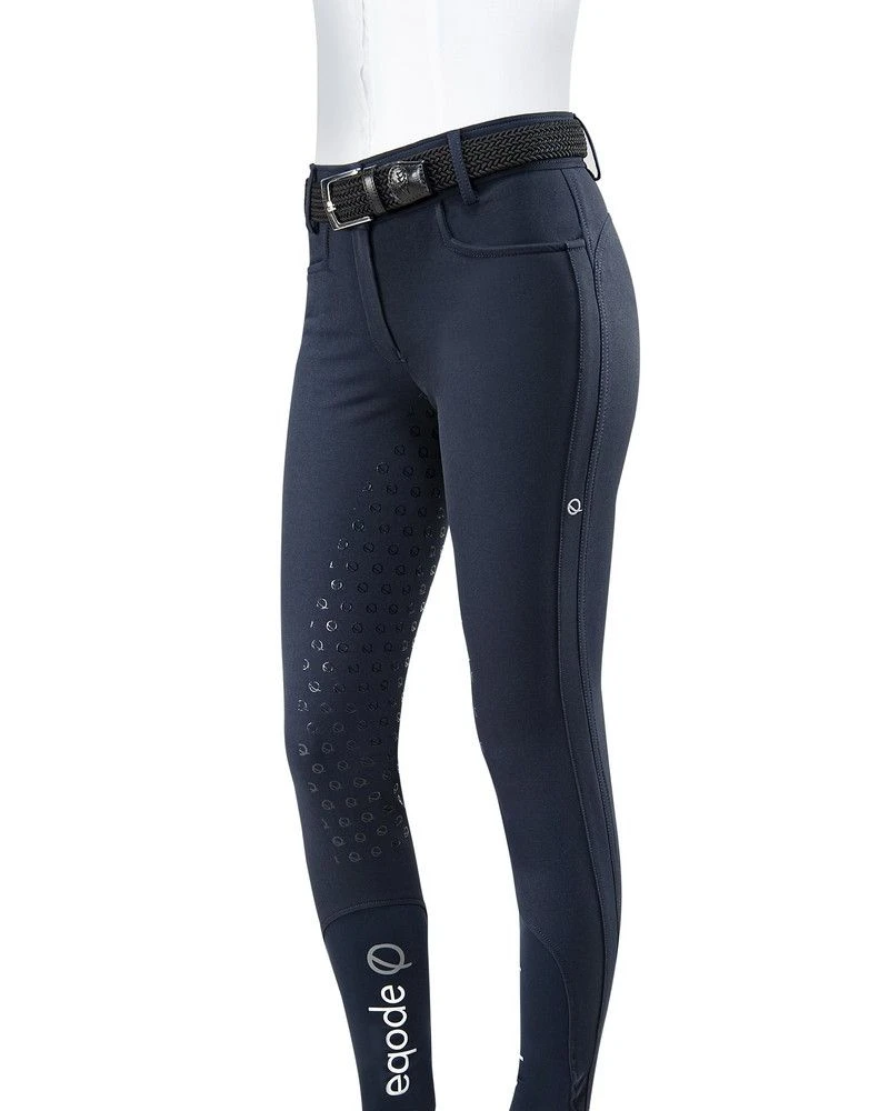 Eqode Breeches Ladies Full-grip High Waist Darcey Navy 1 Eqode Breeches Ladies Full-grip High Waist Darcey Navy