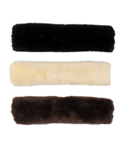Kentucky Horsewear Nosebandcover Sheepskin Black