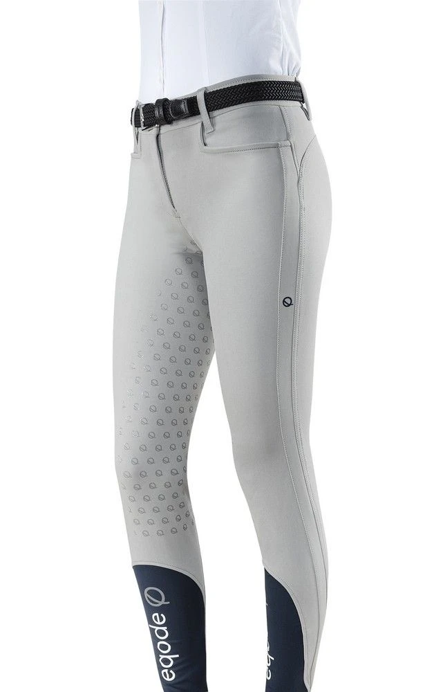 Eqode Riding Breeches Ladies Full-grip Davina Grey 1 Eqode Riding Breeches Ladies Full-grip Davina Grey