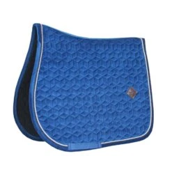 Kentucky Horsewear Saddle Pad Basic Velvet Jumping Navy