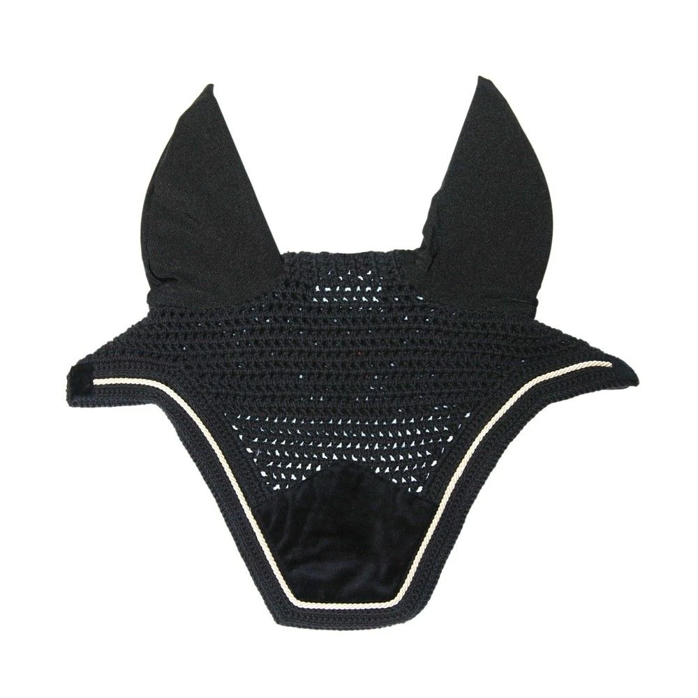 Kentucky Horsewear Kentucky Vliegenmuts Basic Velvet Black 1 Kentucky Horsewear Kentucky Vliegenmuts Basic Velvet Black