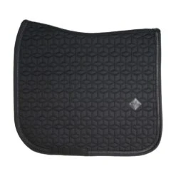 Kentucky Horsewear Saddle Pad Glitter Rope Dressage Black