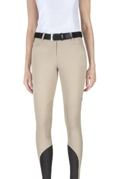 Equiline Riding Breeches Knee Grip Ash Beige