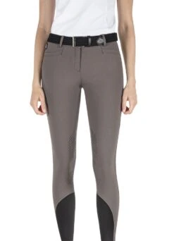 Equiline Riding Breeches Knee Grip Ash Brown