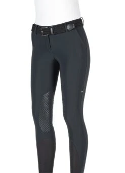 Equiline Riding Breeches Ladies Knee Grip Brendak Black