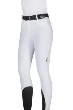 Equiline Riding Breeches Ladies Full Grip High Waist Adellek White
