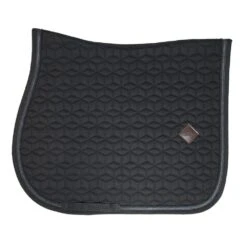 Kentucky Horsewear Saddle Pad Glitter Rope Jumping Black