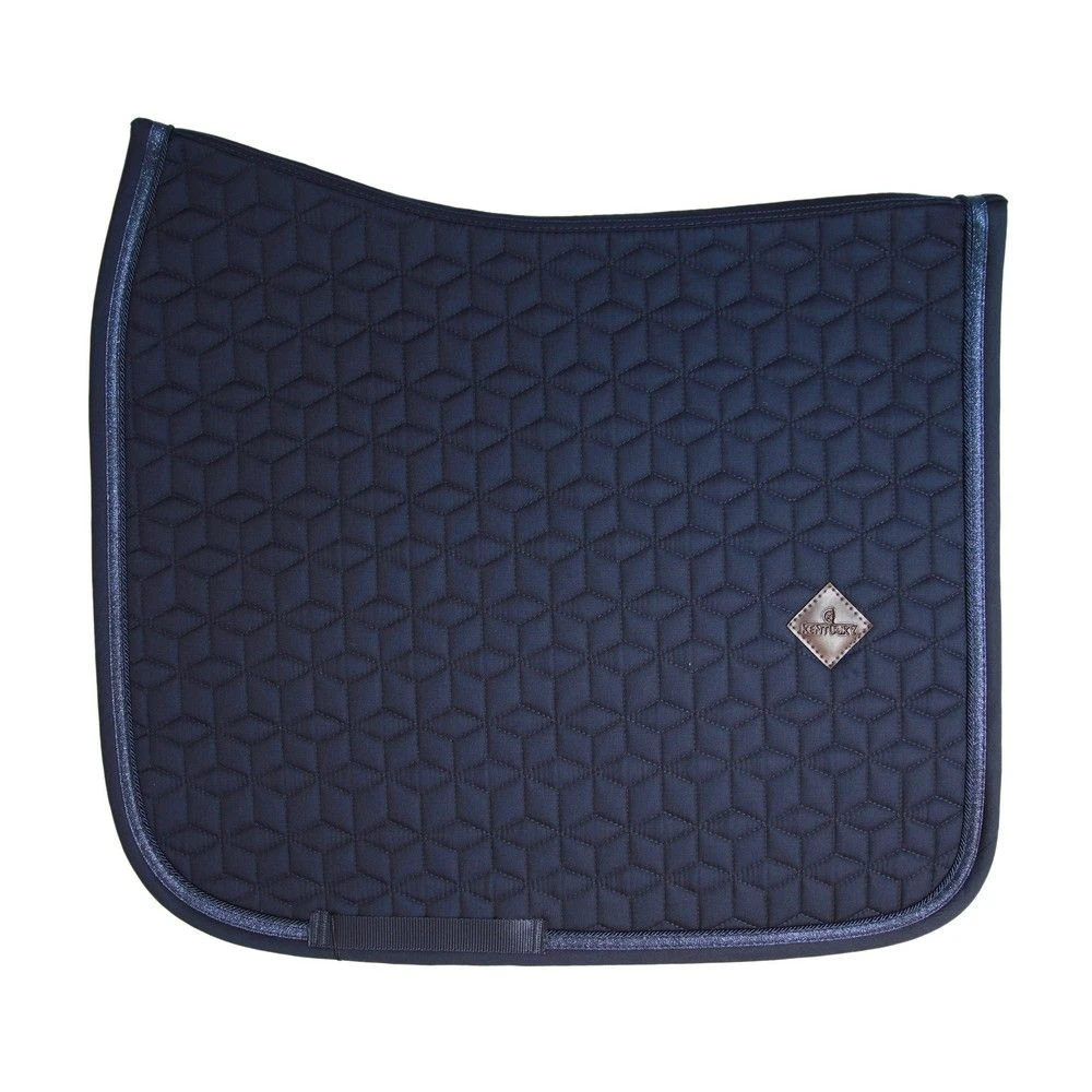 Kentucky Horsewear Saddle Pad Glitter Rope Dressage Navy 1 Kentucky Horsewear Saddle Pad Glitter Rope Dressage Navy