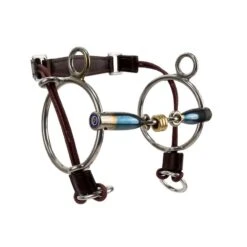 TRUST Equestrian Sweet Iron Brass Ring Curbgag