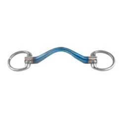 TRUST Equestrian Sweet Iron Eggbut Small Rings Medium Port