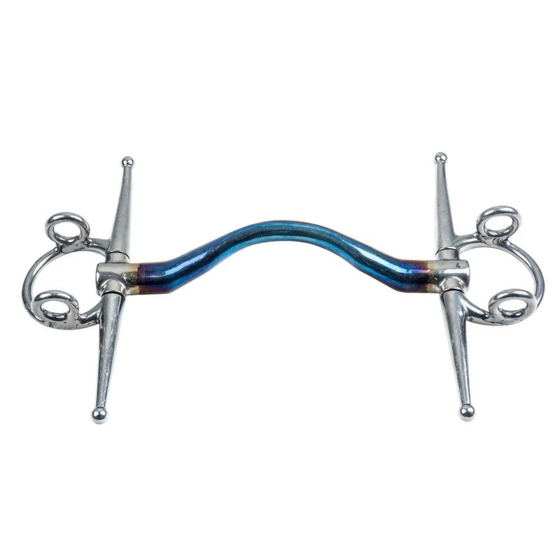 TRUST Equestrian Sweet Iron Fullcheek Gag Medium Port 1 TRUST Equestrian Sweet Iron Fullcheek Gag Medium Port