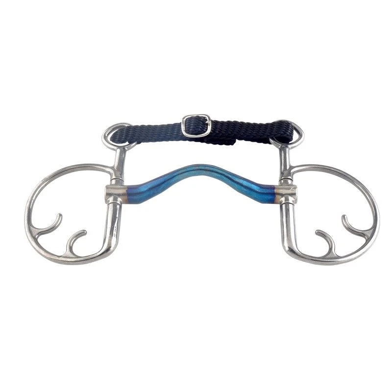 TRUST Equestrian Sweet Iron Kimblehook Medium Port 1 TRUST Equestrian Sweet Iron Kimblehook Medium Port