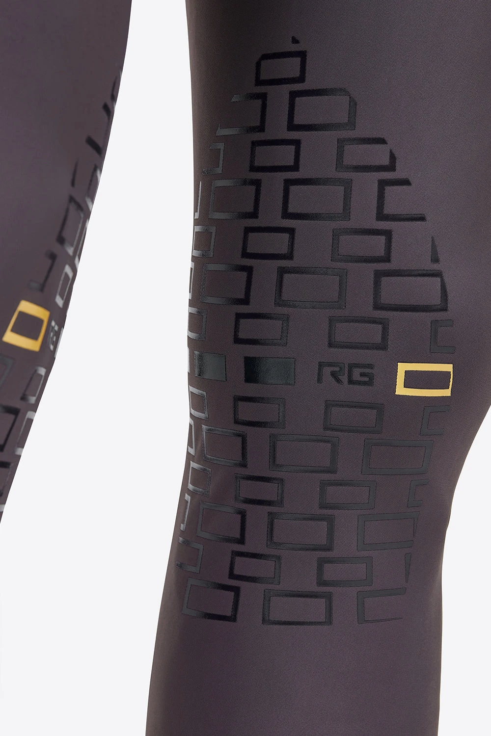 RG Riding Breeches Knee Grip Men Grey 4 RG Riding Breeches Knee Grip Men Grey - Image 4