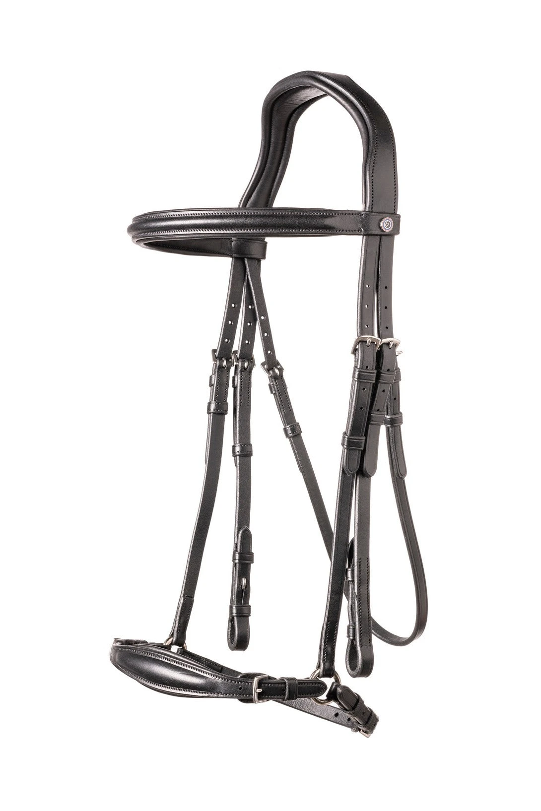 TRUST Bridle Barcelona Drop Noseband Silver Buckles Black 1 TRUST Bridle Barcelona Drop Noseband Silver Buckles Black