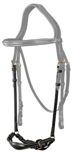 Dyon D Collection Drop Noseband Black