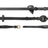 Dyon D Collection Adjustable Reins 16mm Black