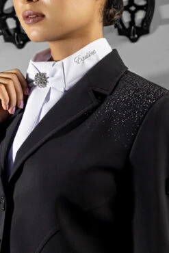 Equiline Competition Jacket Ladies Grimmy Black -Equestrian Supplies Store EquilinebyMichelleVanTinePhotography 34