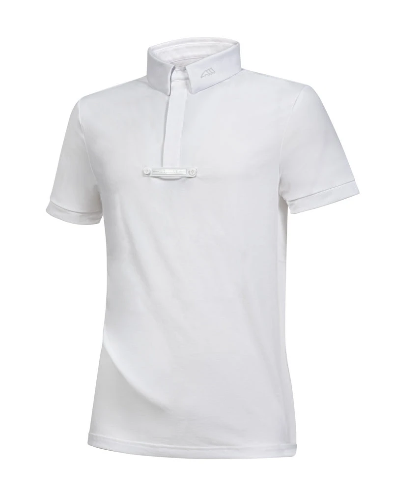 Equiline Competition Shirt Men Short Sleeves Celirac White 1 Equiline Competition Shirt Men Short Sleeves Celirac White