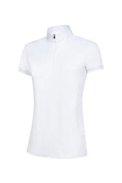 Equiline Competition Shirt Short Sleeves Ladies Casec White