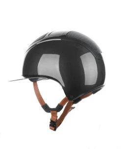 Kask Star Lady 2.0 Pure Shine Chrome Leather Light Brown Chinstrap Black 7 Kask Star Lady 2.0 Pure Shine Chrome Leather Light Brown Chinstrap Black -Equestrian Supplies Store IMG 0083 1black